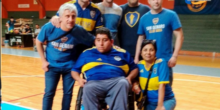 San Genaro: Boca y la Peña entegaron una silla de Ruedas en la ciudad