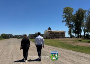 LAS ROSAS: VISITA DE LA COORDINADORA DEL MINISTERIO DE DESARROLLO PRODUCTIVO