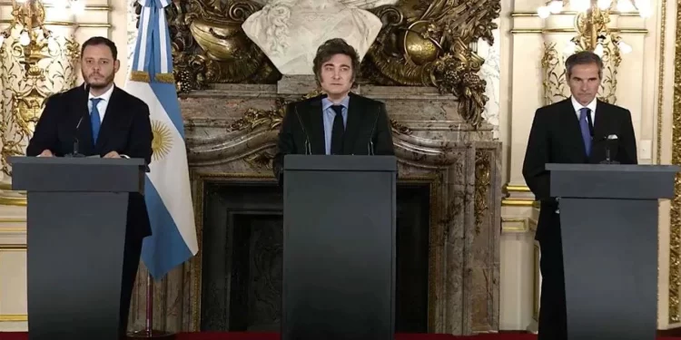 Javier Milei anunció el Plan Nuclear Argentino