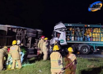 Fuerte accidente sobre la autopista Rosario-Santa Fe a la altura de Coronda