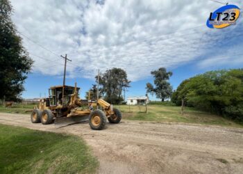 El municipio realiza tareas de mantenimiento y mejoramiento de calles