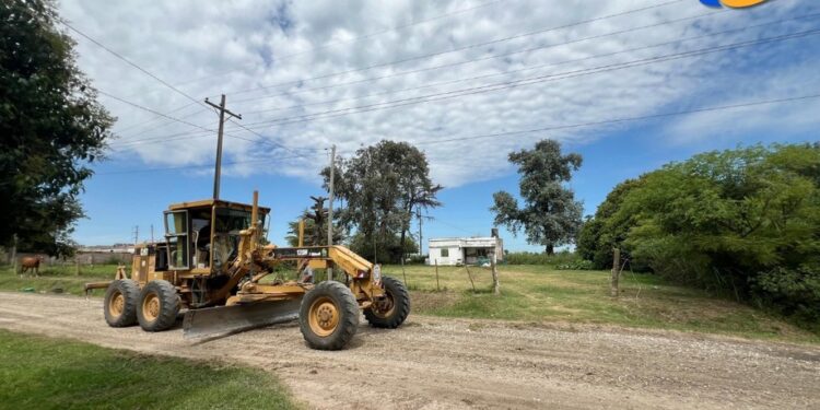 El municipio realiza tareas de mantenimiento y mejoramiento de calles