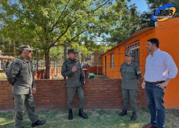 EL INTENDENTE CHALE RECIBIÓ A GENDARMERÍA NACIONAL PARA TRABAJAR JUNTO EN LA PREVENCIÓN EN SEGURIDAD