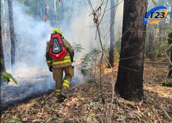 Lograron controlar voraz incendio en Capitán Bermúdez
