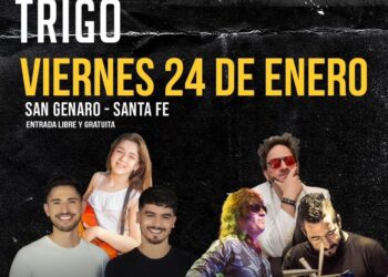 Viernes 24 de enero en la 65 Fiesta Provincial del Trigo