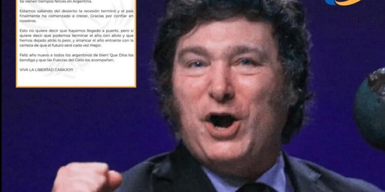 «SE VIENEN TIEMPOS FELICES EN ARGENTINA»: EL ESPERANZADOR MENSAJE DE MILEI PARA EL 2025
