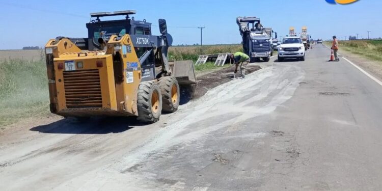 VIALIDAD NACIONAL REALIZA ARREGLOS SOBRE LA RUTA NACIONAL 178 EN VILLA ELOÍSA