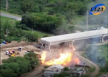 Explosión en un gasoducto de Córdoba deja cinco heridos graves y tres casas destruidas