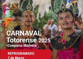 Totoras SUSPENSIÓN Y REPROGRAMACIÓN DEL CARNAVAL TOTORENSE 2025