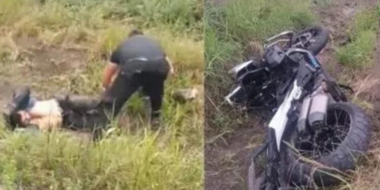 El “Chino” Maidana sufrió un fuerte accidente con su moto en la ruta y quedó internado