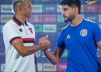 Facundo Mallo y Keylor Navas compartieron conferencia antes del clásico rosarino