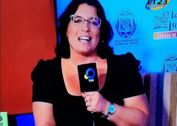 NUESTRA COMPAÑERA JESSICA IMAZ REALIZÓ LA COBERTURA DE LAS TRES LUNAS EN LA TV PÚBLICA