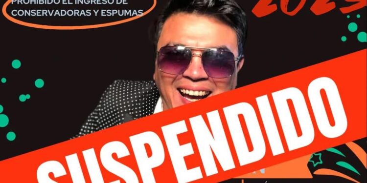 Centeno los carnavales quedan suspendidos debido a las condiciones climáticas desfavorables.