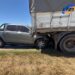 Una camioneta “se metió” bajo el acoplado de un camión en Ruta 23 a la altura de San Guillermo
