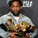 Kendrick Lamar el destacado de los Premios Grammy