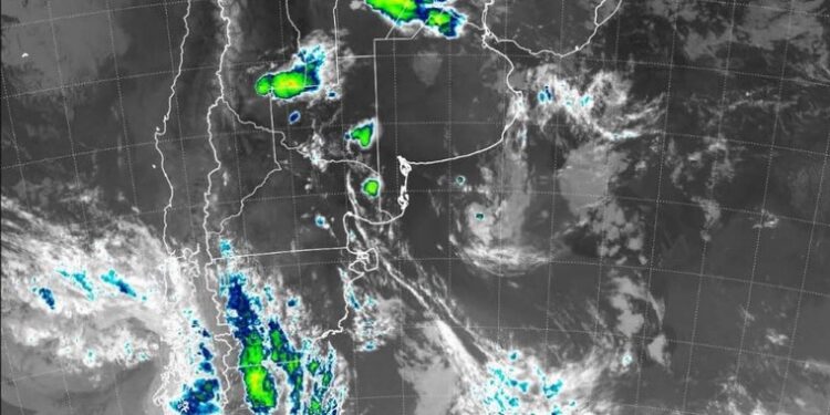 Aviso de actualización meteorológica. SUR y CENTRO de Santa Fe y Entre Ríos.