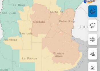 ATENCIÓN ALERTA POR TORMENTAS SEVERAS PARA LA REGIÓN