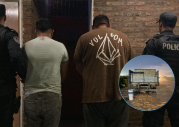 Puerto San Martín: Apuntaron a un camionero en Cofco y le abrieron la boquilla pero quedaron detenidos cuando cargaban el cereal