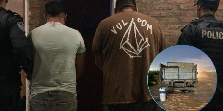 Puerto San Martín: Apuntaron a un camionero en Cofco y le abrieron la boquilla pero quedaron detenidos cuando cargaban el cereal