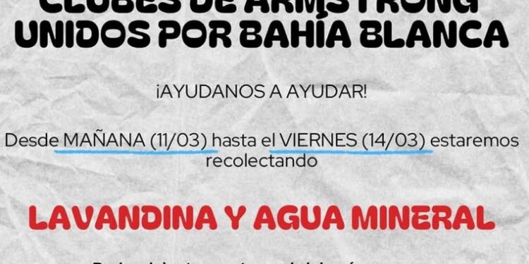 CLUBES DE ARMSTRONG UNIDOS POR BAHIA BLANCA