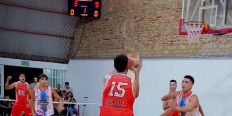 La primera división de Atlético San Genaro y su regreso a la Cañadense de Básquet