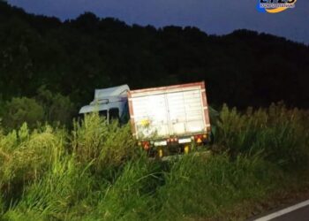 Las Rosas: UN CAMIÓN DESPISTÓ EN RUTA 178 A LA ALTURA DE LA CALIFORNIA