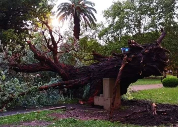 Casilda: HUBO UN FUERTE TEMPORAL SOBRE LA CIUDAD
