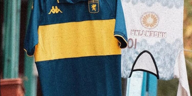 El Genoa CFC de Italia lanzó una camiseta alternativa en honor a Boca