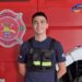 Jóven Bombero de Cañada Rosquín se suma al combate de los incendios forestales en Neuquén