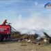 Montes De Oca: Un bombero se descompensó por el Calor cuando fueron a apagar un incendio en el basural