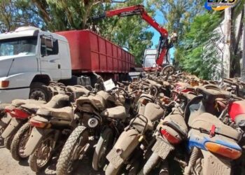 Galvez: MÁS DE 300 MOTOS SERÁN COMPACTADAS. LO RECAUDADO SERÁ PARA RESERVA CANINA Y COMEDOR SANTA MARGARITA