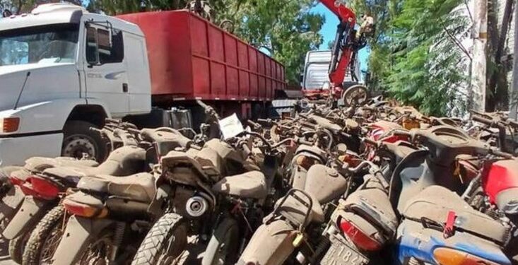 Galvez: MÁS DE 300 MOTOS SERÁN COMPACTADAS. LO RECAUDADO SERÁ PARA RESERVA CANINA Y COMEDOR SANTA MARGARITA