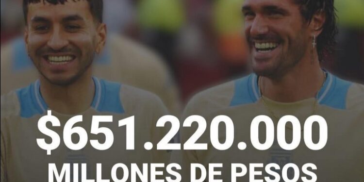 La Asociación del Fútbol Argentino publicó el informe sobre lo obtenido en el amistoso benéfico entre la Selección Argentina y la Sub 20 en el Estadio Tomás Adolfo Ducó.