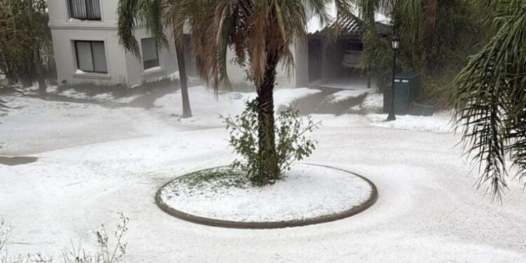 Los que dejó la tremenda tormenta con caída de granizo en la región.