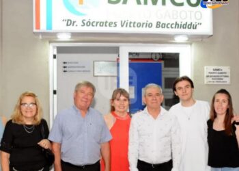 El SAMCo de Gaboto celebró su 80 aniversario renombrándose Dr Sócrates Bacchiddú