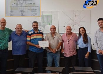 Totoras: El Concejo reconoció a Canal 4 de la Ciudad por sus 40 años de trayectoria