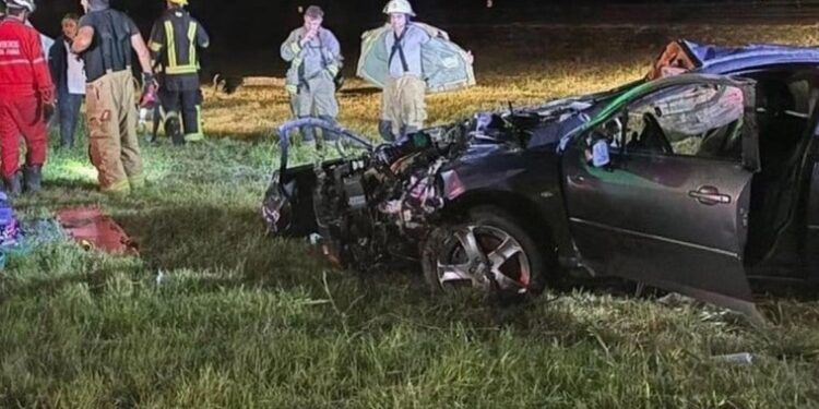 Tragedia en la Autovía 19: un muerto y un herido grave tras un vuelco