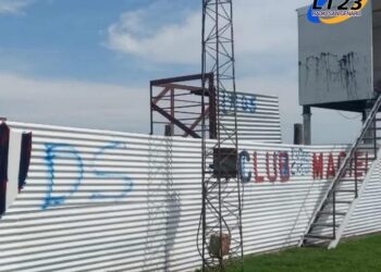 Maciel: ACTOS DE VANDALISMO EN LA CANCHA DE CLUB MACIEL PREVIO AL CLÁSICO