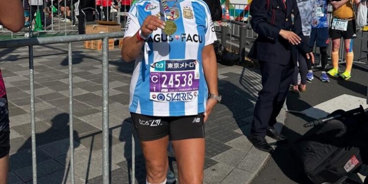 LA SANGENARINA BETINA JUAREZ CORRIÓ LA TOKYO MARATHON 2025