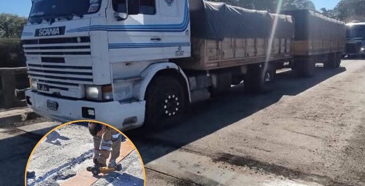 Culminaron la reparación de las juntas del puente de RN11 sobre el río Carcarañá