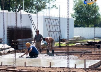 Timbúes: FIORENZA AVANZA CON UN IMPORTANTE PLAN DE OBRAS EN EL CEMENTERIO LOCAL