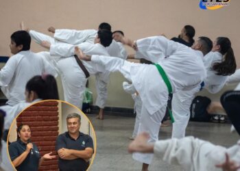 Timbues: CLASE ABIERTA Y UNA GRAN SORPRESA PARA LOS ALUMNOS DE ARTES MARCIALES
