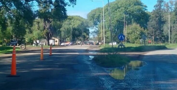 Villa La Ribera Corte total: Comenzaron las tareas en el puente del Carcarañá por la Ruta 11