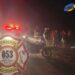 Dos motociclistas cayeron de una moto, sufrieron lesiones y fueron asistidos por bomberos de Maria Juana