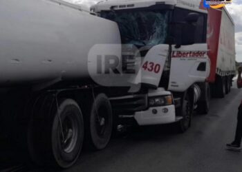 CHOQUE Y DEMORAS EN AUTOPISTA A LA ALTURA DE MONJE