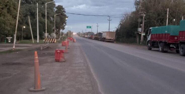 Se registra congestión de tránsito por gran afluencia de camiones en: