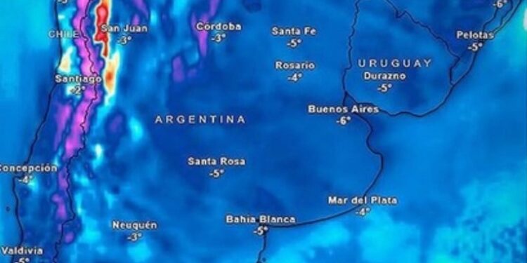 Reporte meteorológico. SUR de Santa fe y aledaños. Un pulso de aire frío nos trae al otoño profundo.