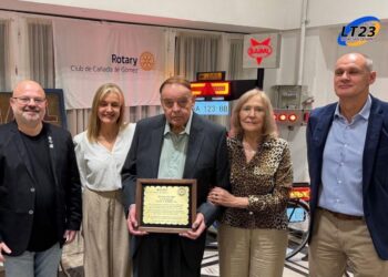 Rotary Club de Cañada de Gómez reconoció con la distinción “Rueda de Oro” a la empresa Juan J. Baiml S.A