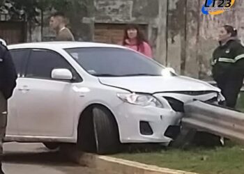 Totoras ACCIDENTE EN LA ROTONDA DE RUTA 91 FRENTE A LA RURAL