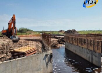 Canal Irigoyen: la obra provincial de reacondicionamiento superó el 70%